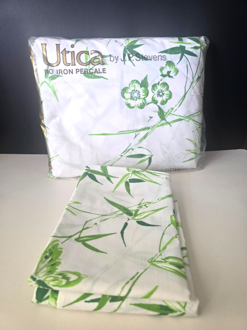 New Utica Bamboo California King Fitted Sheet & 1 pillow case
